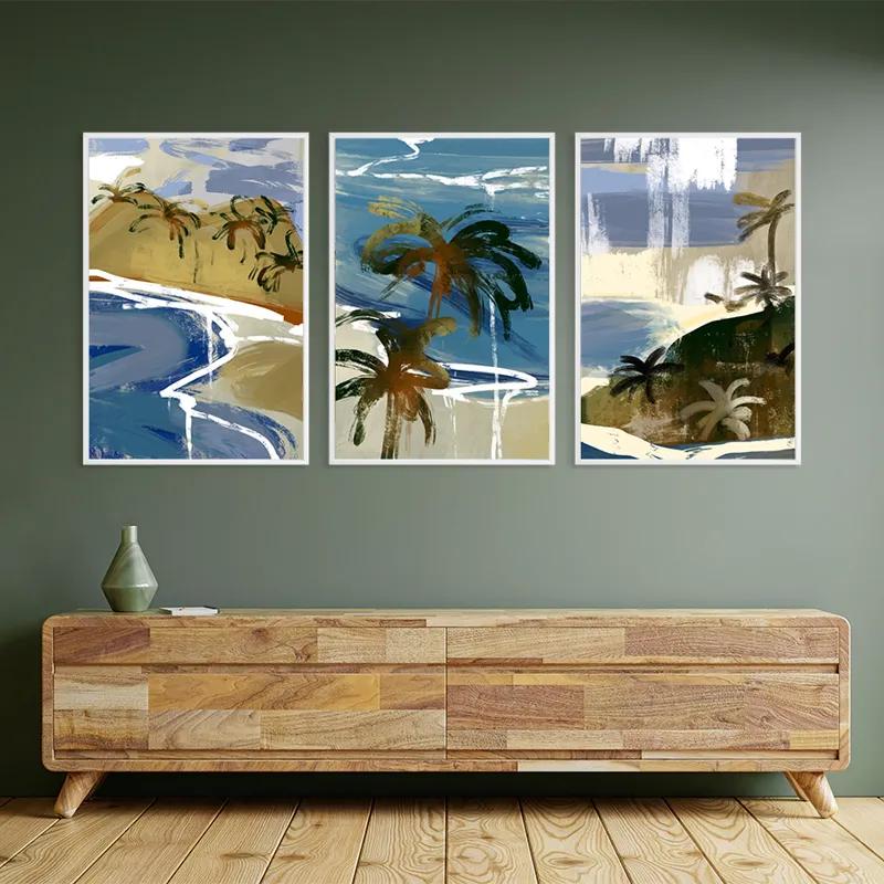 többrészes vászonkép Beach Set mockup 2