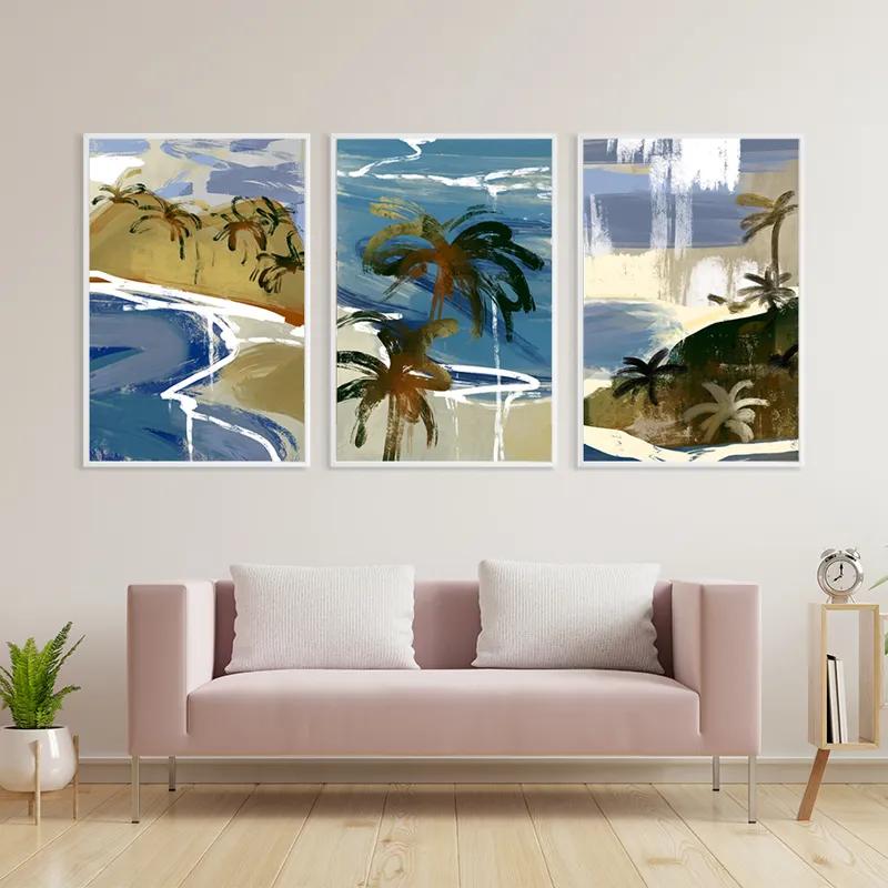 többrészes vászonkép Beach Set mockup 3