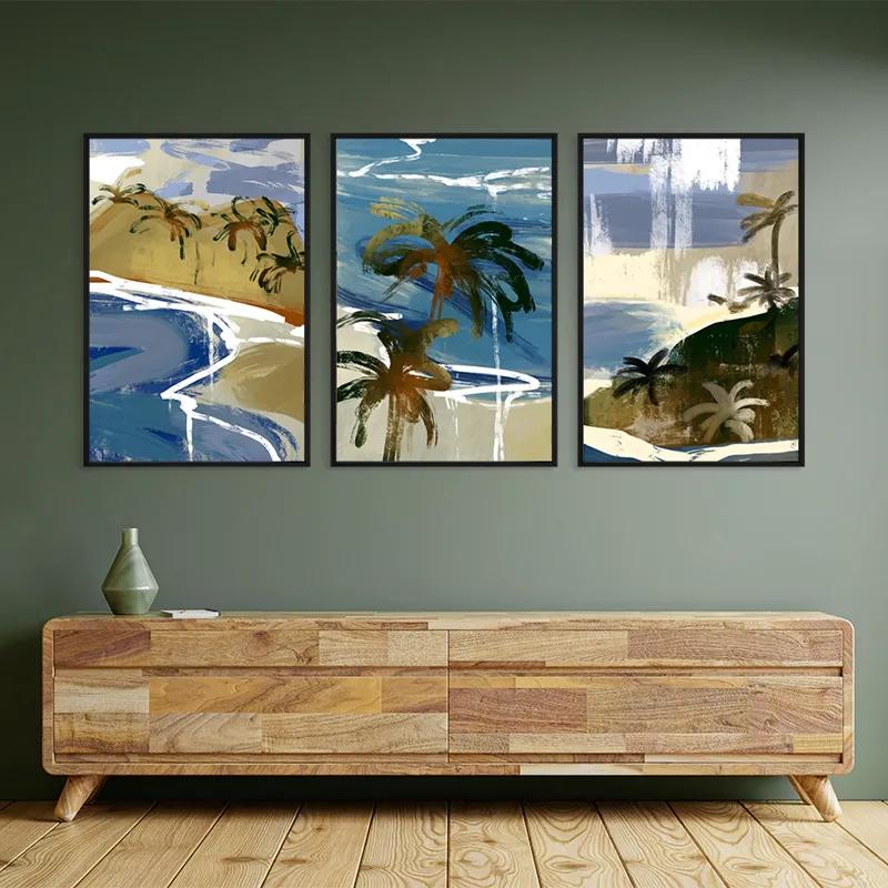 többrészes vászonkép Beach Set mockup 2