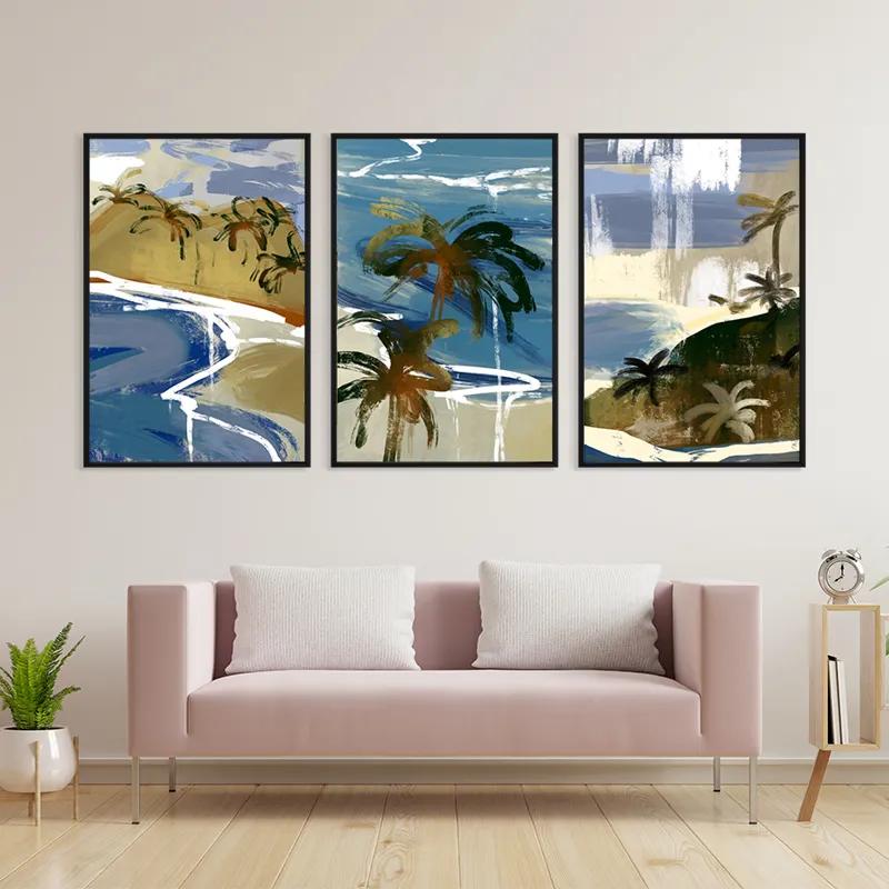 többrészes vászonkép Beach Set mockup 3