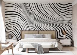 Black 3d Texture Line mockup 7