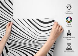 Black 3d Texture Line mockup 2