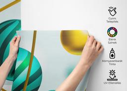 Floating Green Balls mockup 2