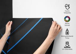 Volumetric Blue Cubes mockup 2