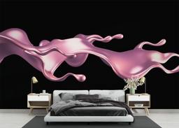 Cool Pink Floating Liquid mockup 3