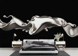 Elegant Silver Liquid mockup 3