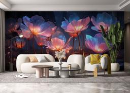 Flower 3d Glow mockup 6