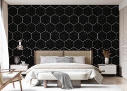 Black Hexagon Art mockup 7