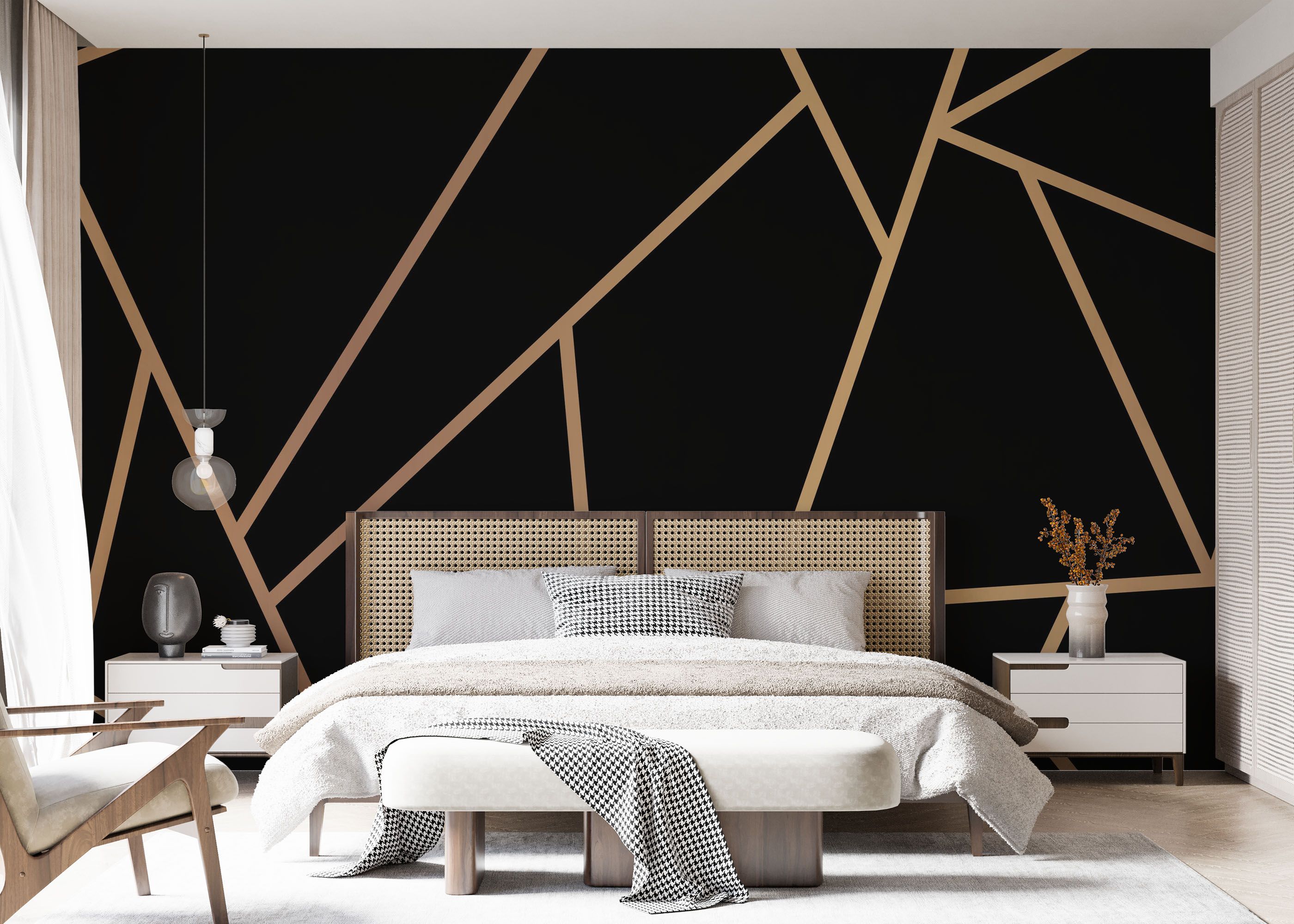 Cream Line Triangle mockup 7