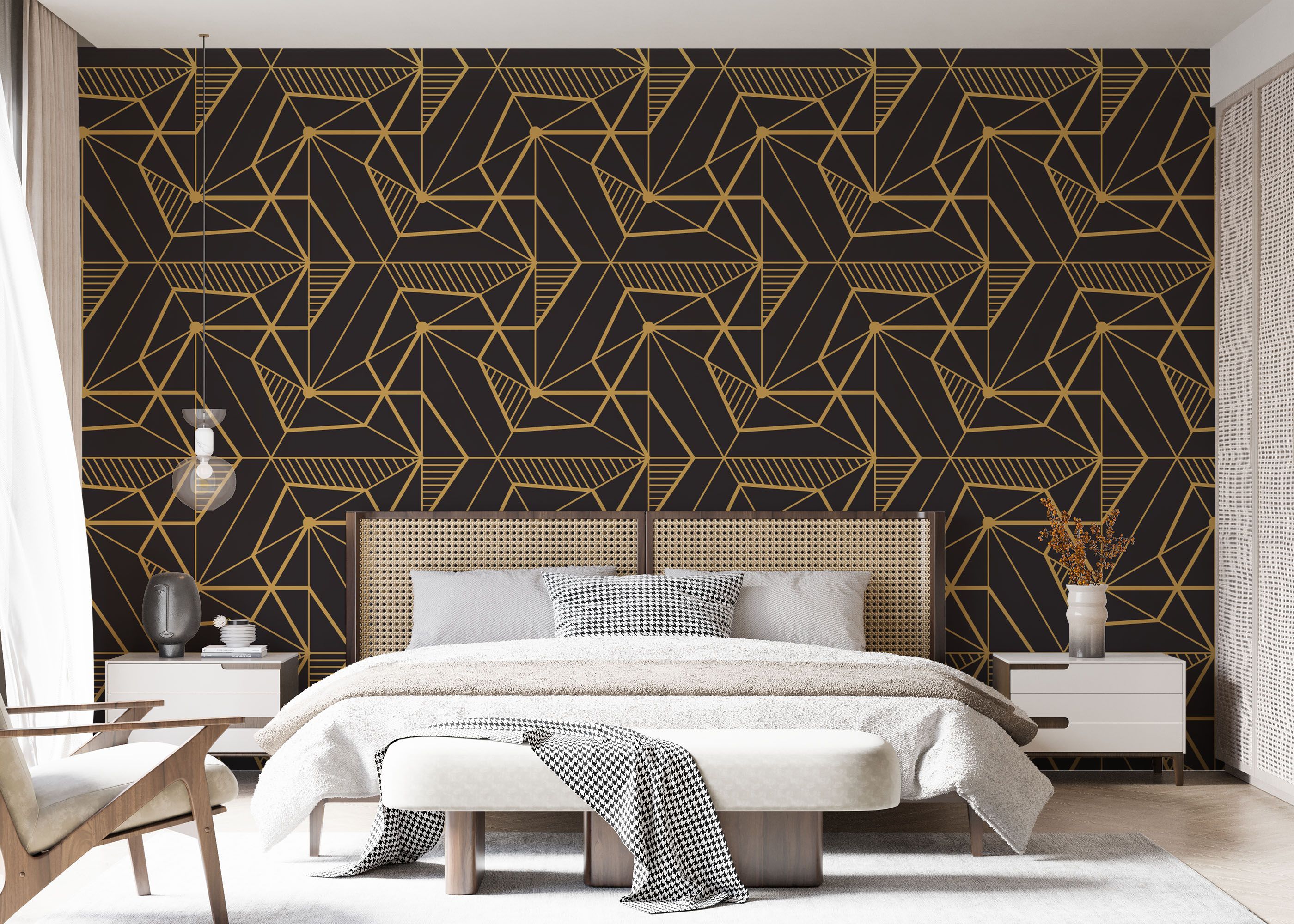 Gold Art Triangle mockup 7