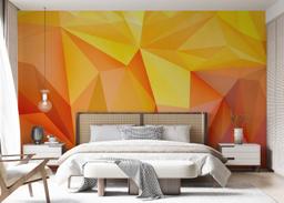 Yellow Orange Triangle mockup 7