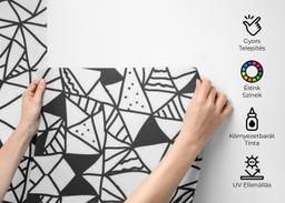 Black Triangles Pattern mockup 2