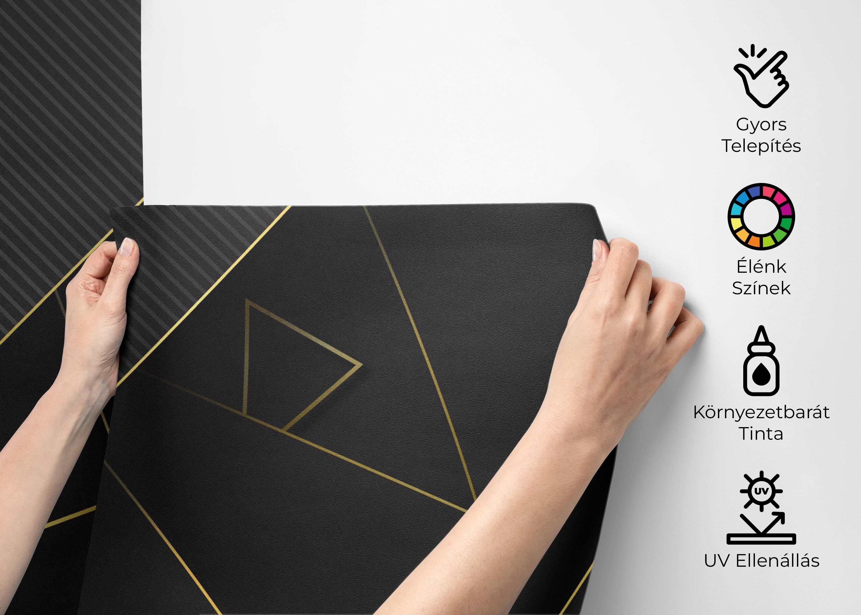 Grey Gold Triangle mockup 2