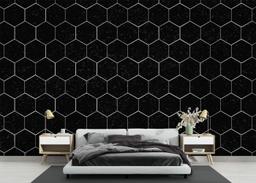 Black Hexagon Art mockup 3