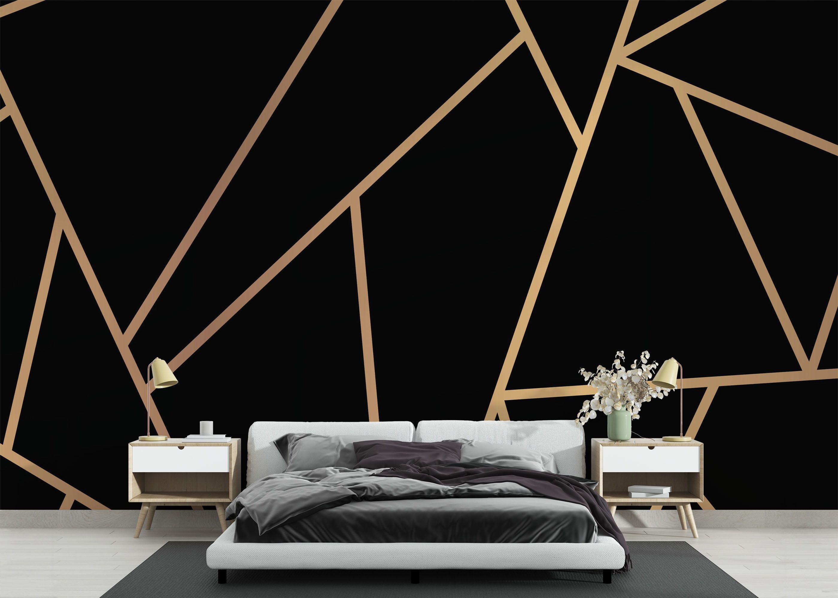 Cream Line Triangle mockup 3