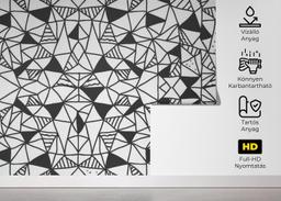 Black Triangles Pattern mockup 5