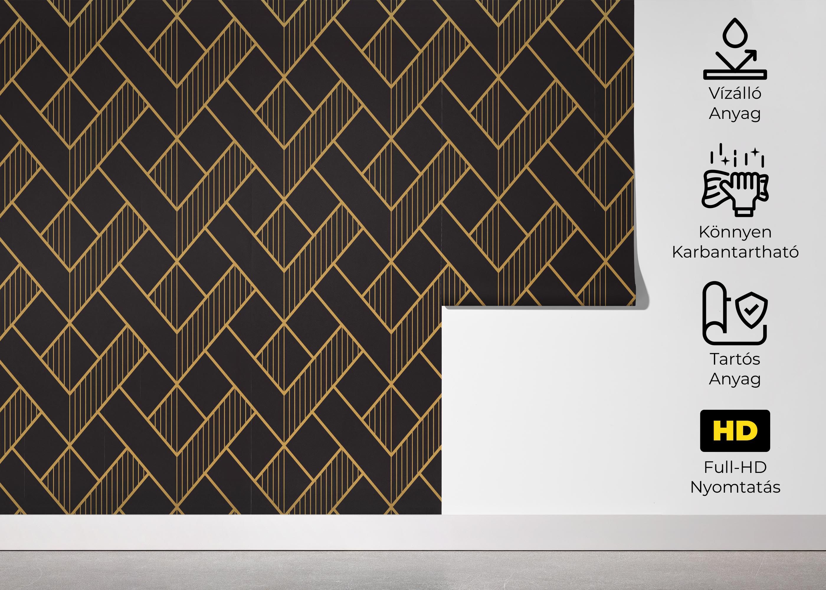 Gold Triangle Line mockup 5