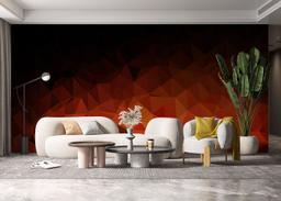 Lava Triangle Wall mockup 6