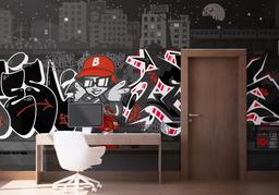 Graffiti Grey Wall mockup 1