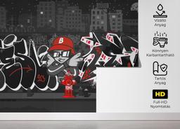 Graffiti Grey Wall mockup 5