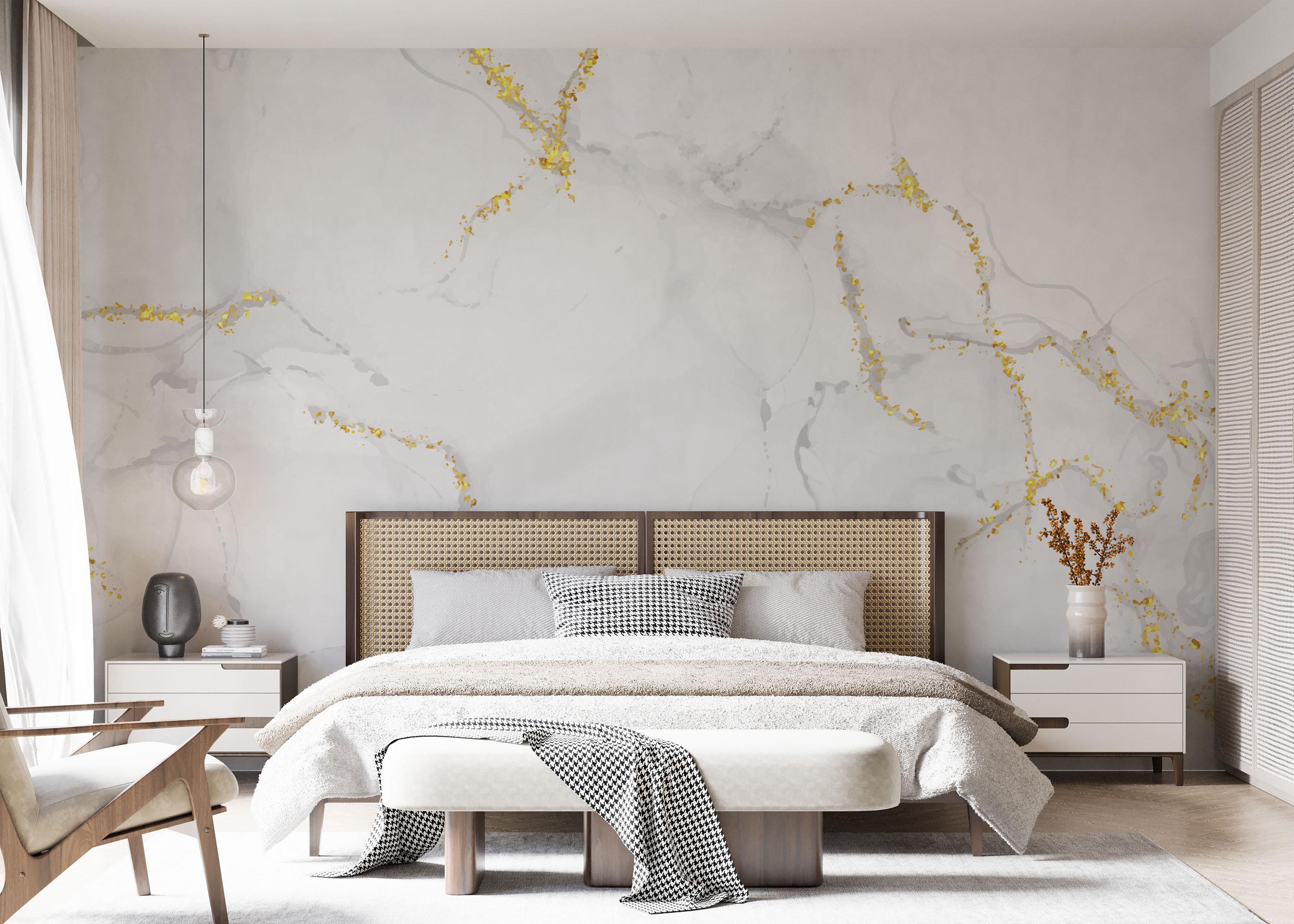 Fotótapéta Elegant White Marble mockup 7