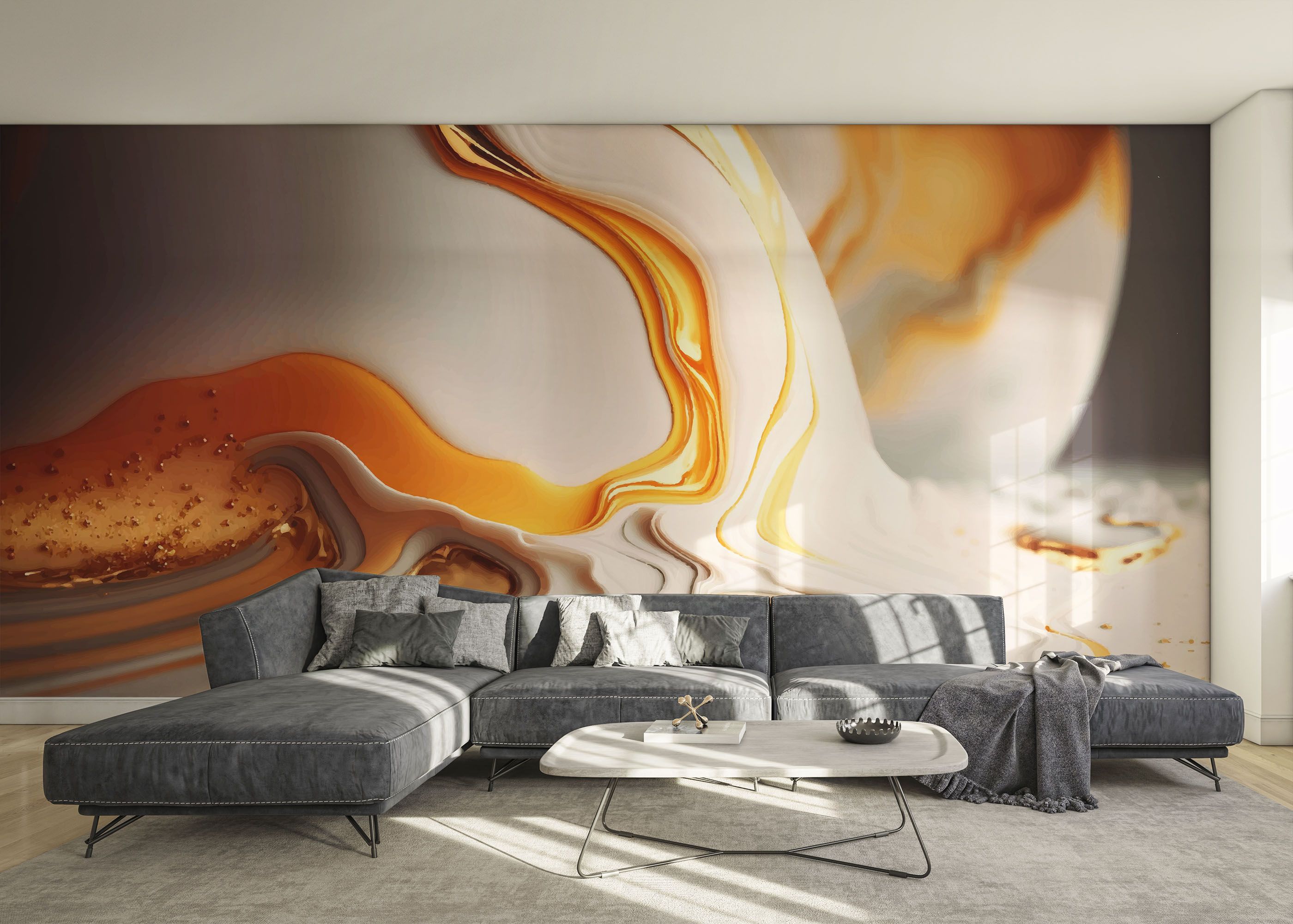 Falling White Marble mockup 0