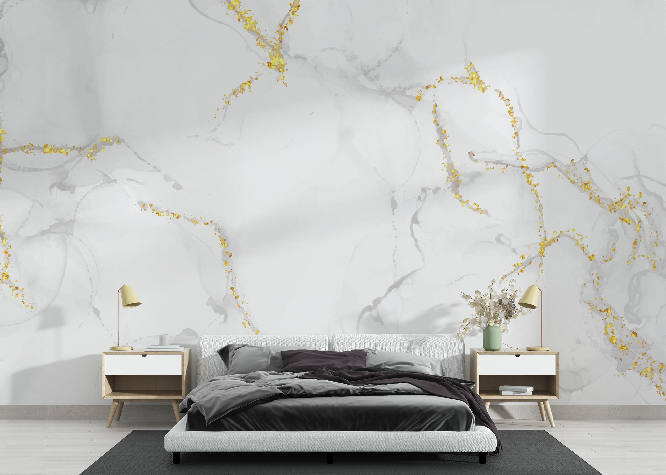 Fotótapéta Elegant White Marble mockup 3