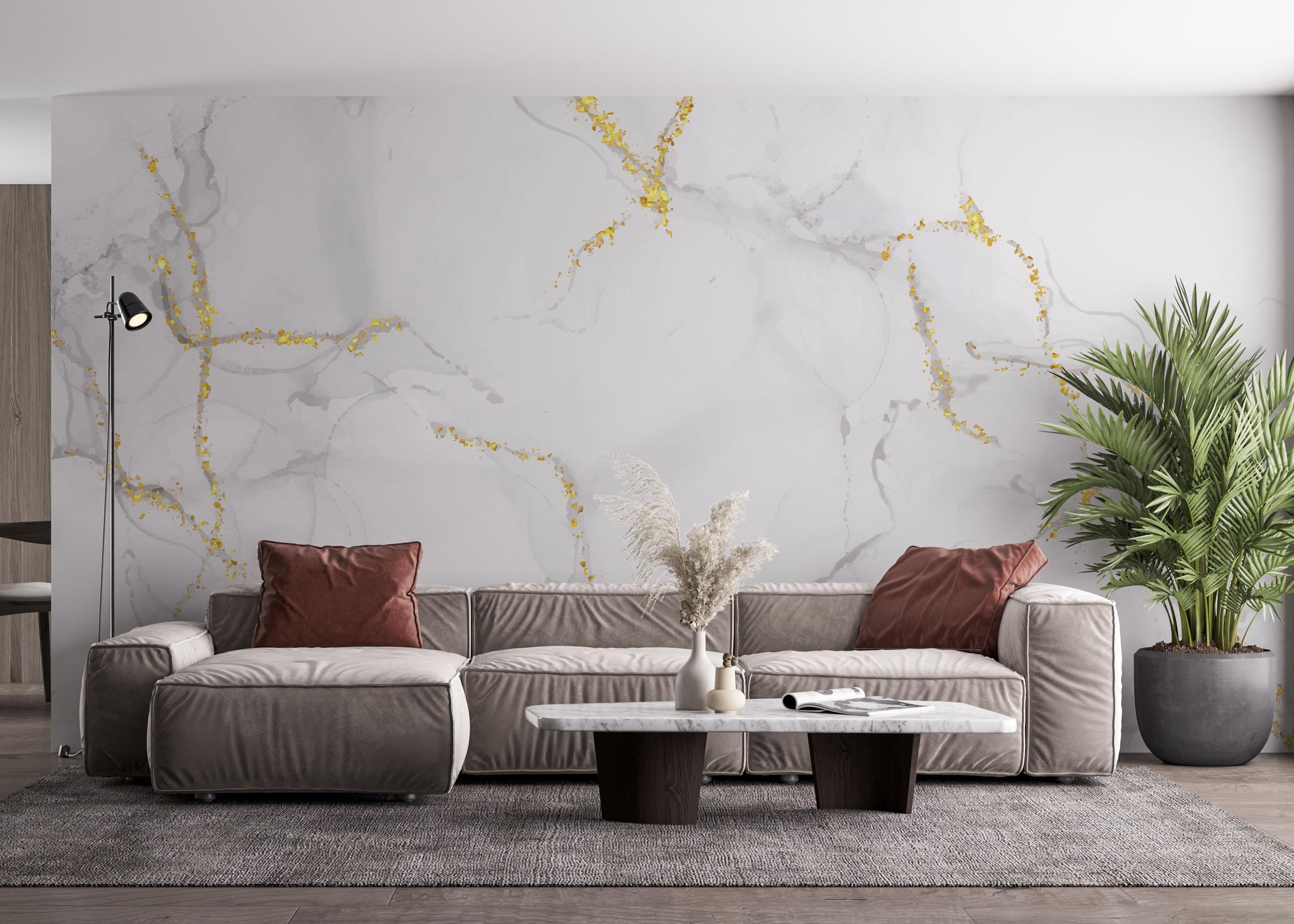 Fotótapéta Elegant White Marble mockup 4