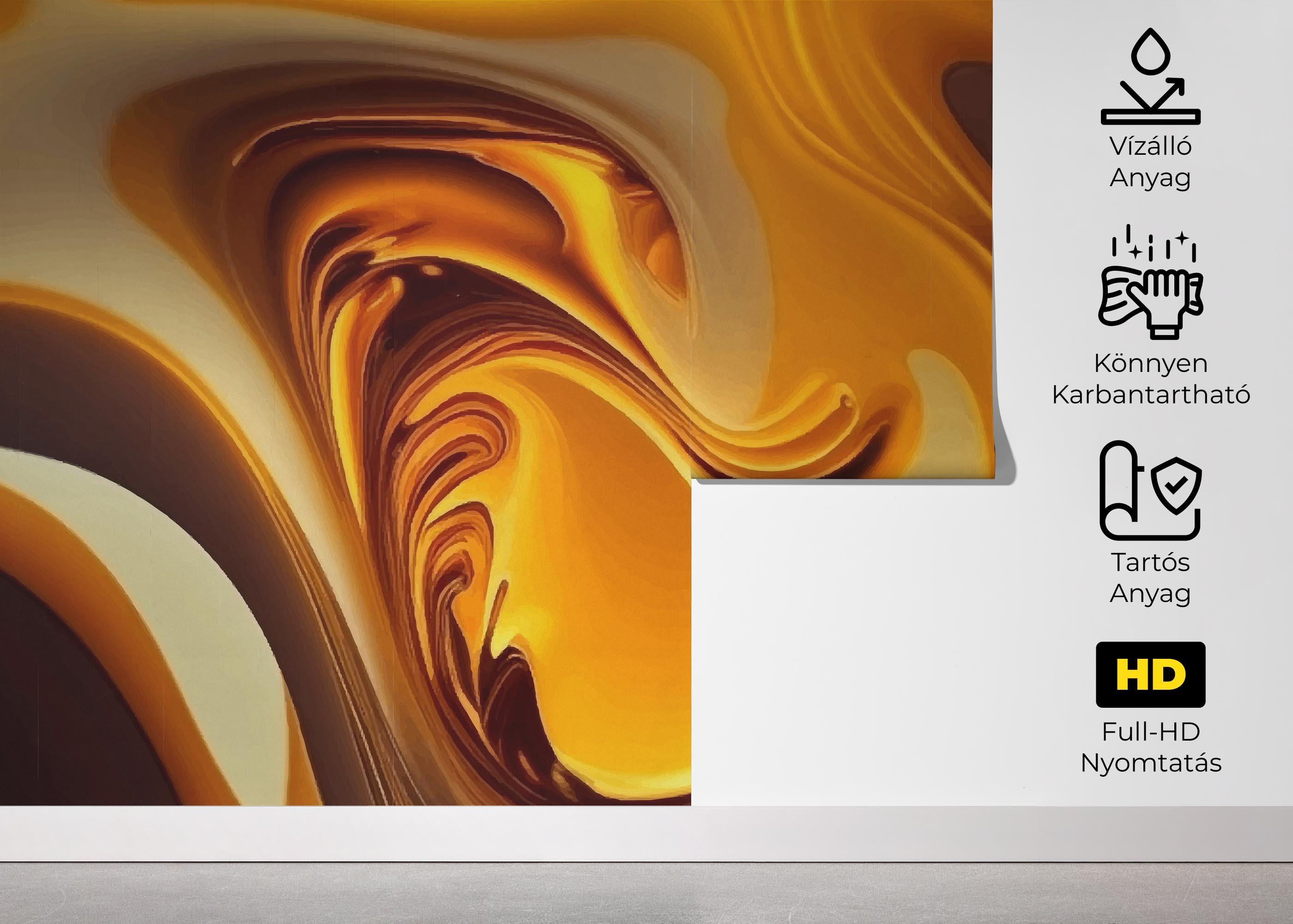 Fotótapéta Strong Yellow Marble mockup 5