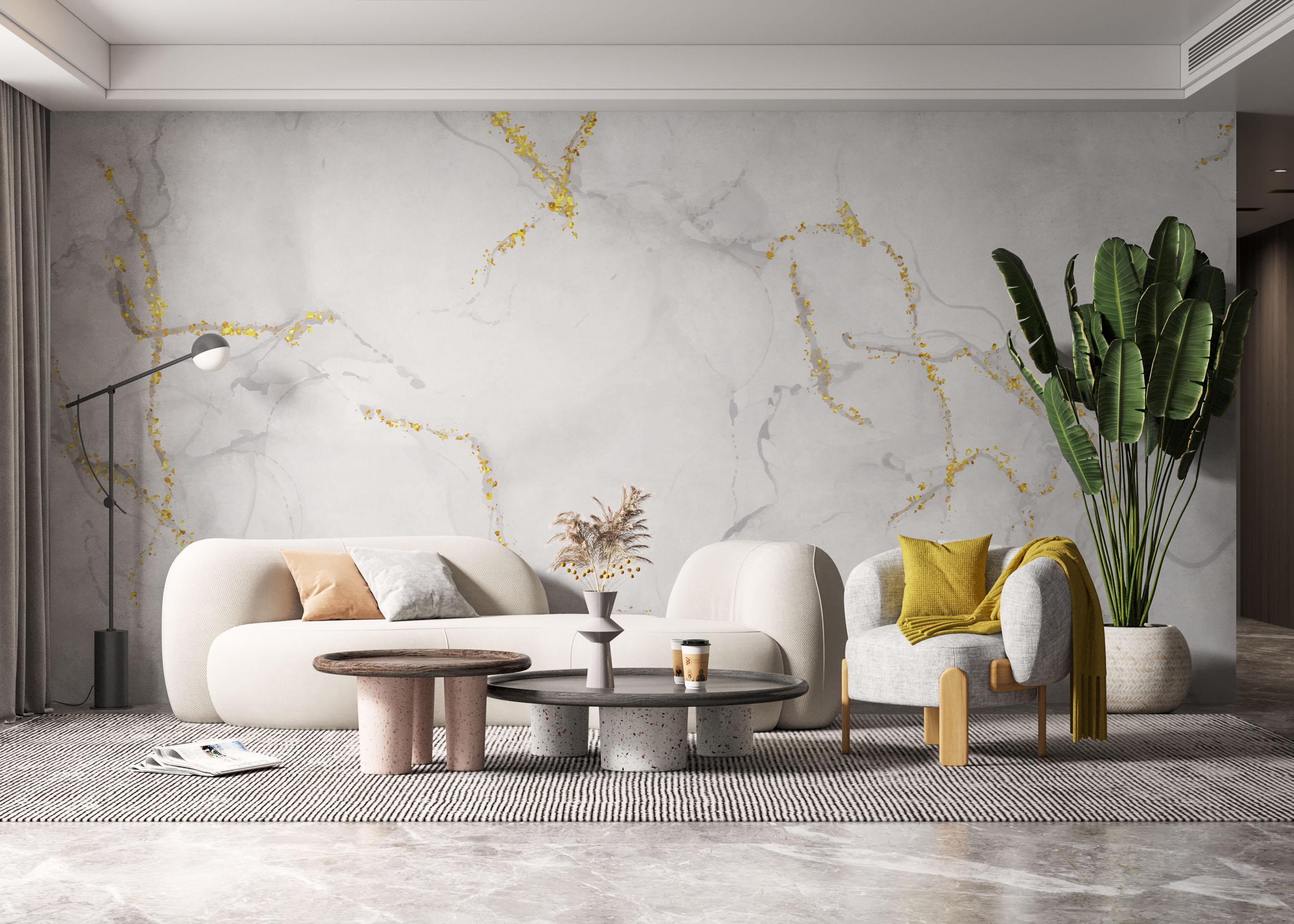 Fotótapéta Elegant White Marble mockup 6