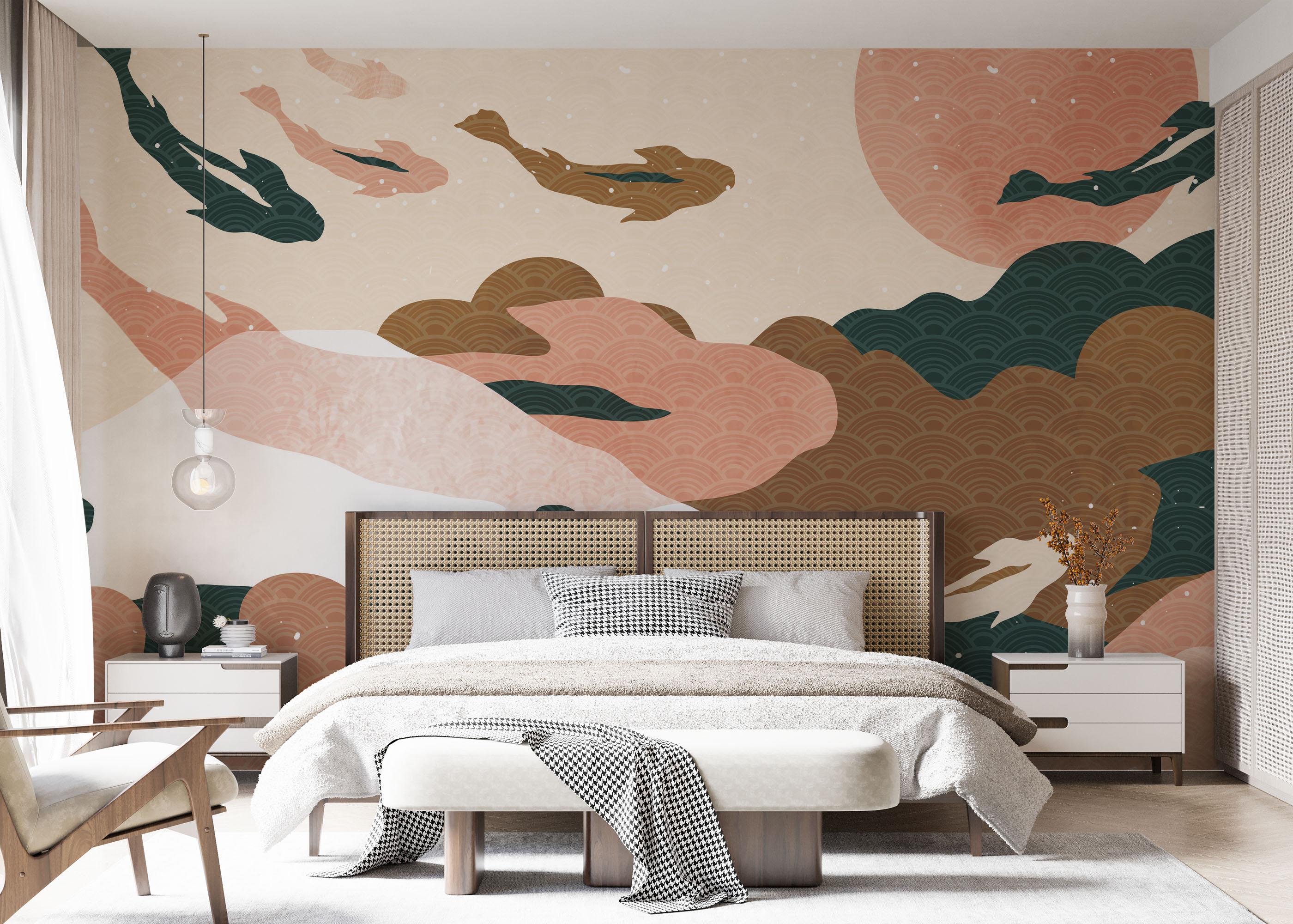 Fotótapéta Koi Fish Ocean mockup 7