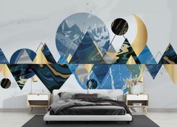 Gold Geometric Pattern mockup 3