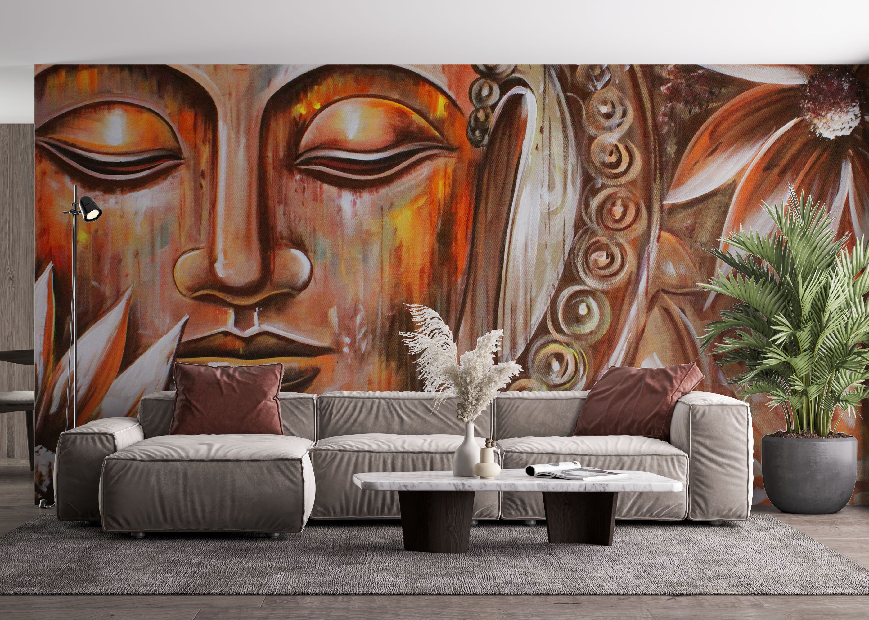 Buddha Painting mockup 4