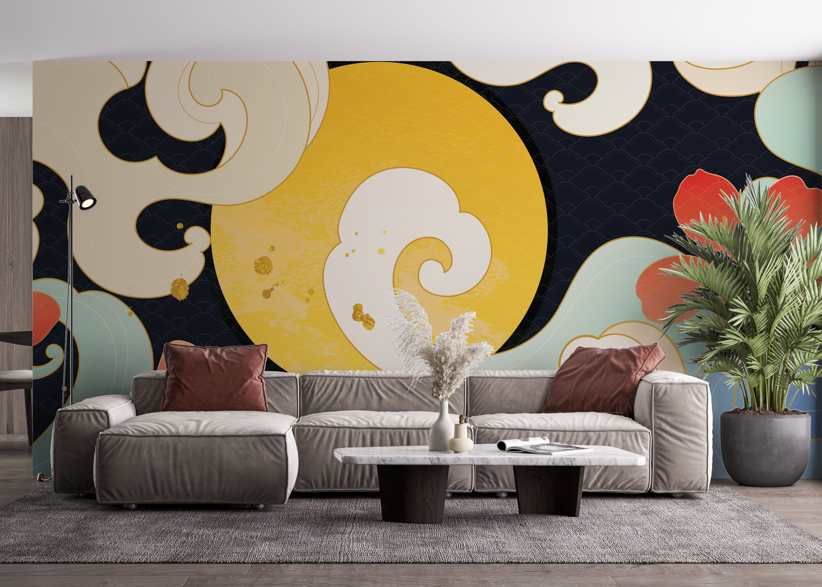 Luxury Ocean Oriental mockup 4