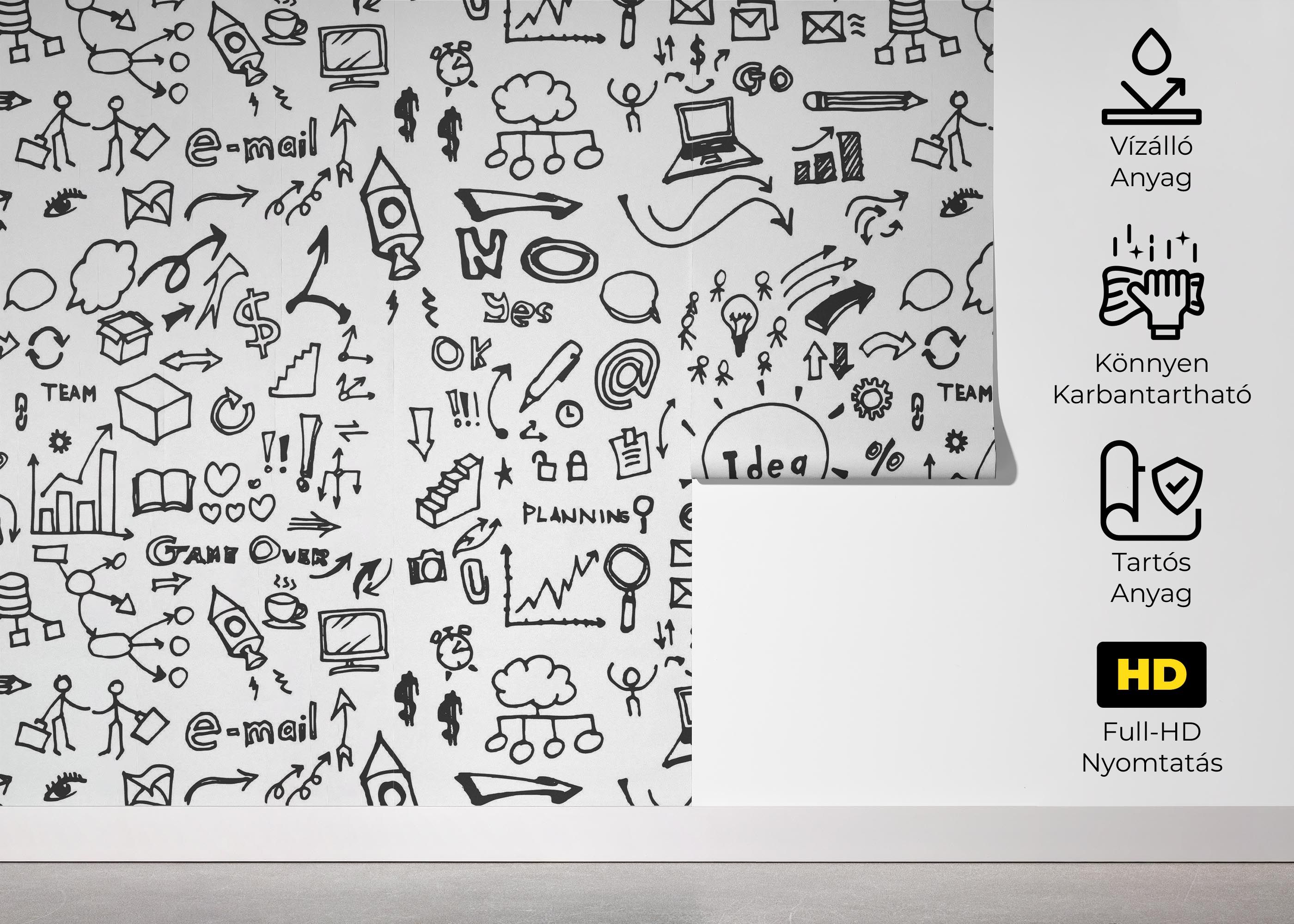 Doodle Pattern mockup 5