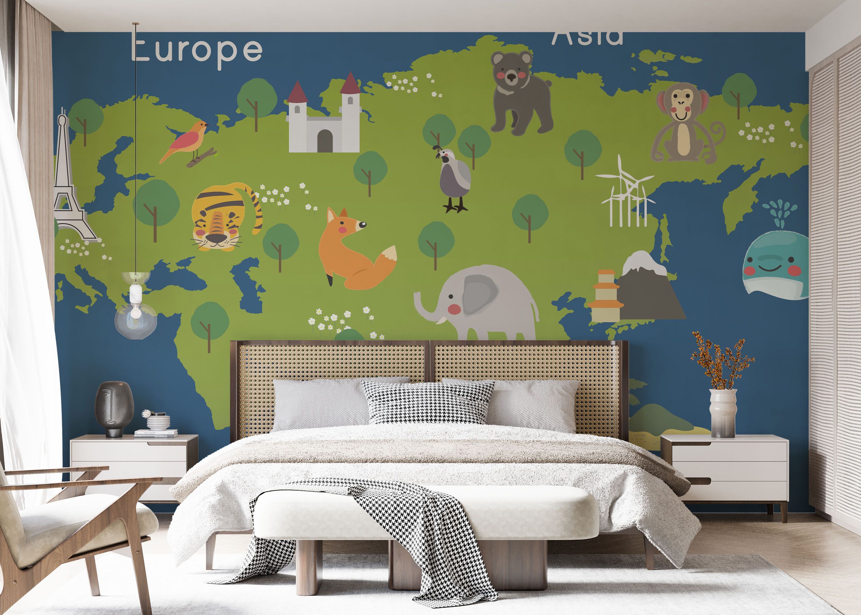 Asia Europe Map mockup 7