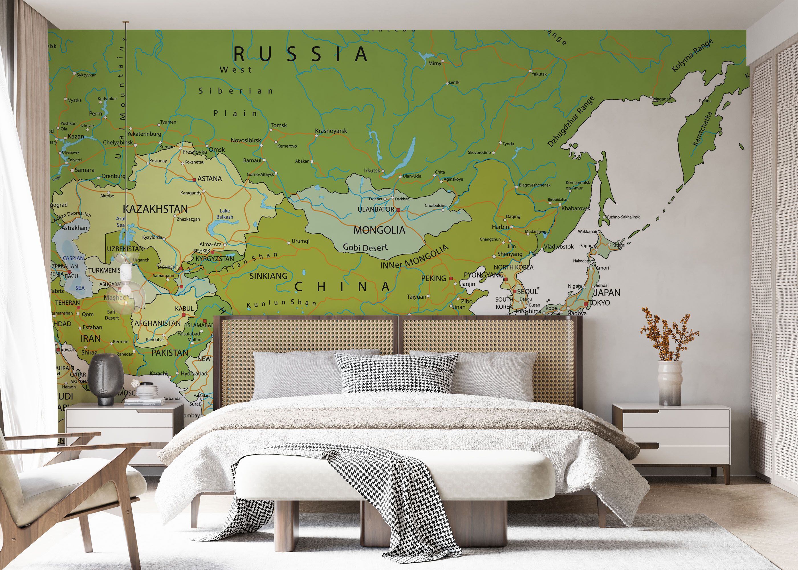 Green Asia Map mockup 7