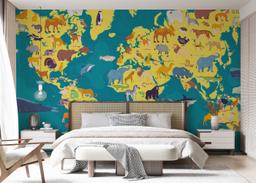 Yellow Animal Map mockup 7