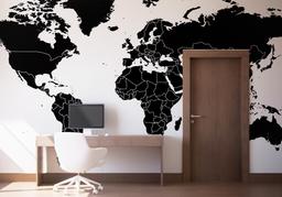Black World Map mockup 1