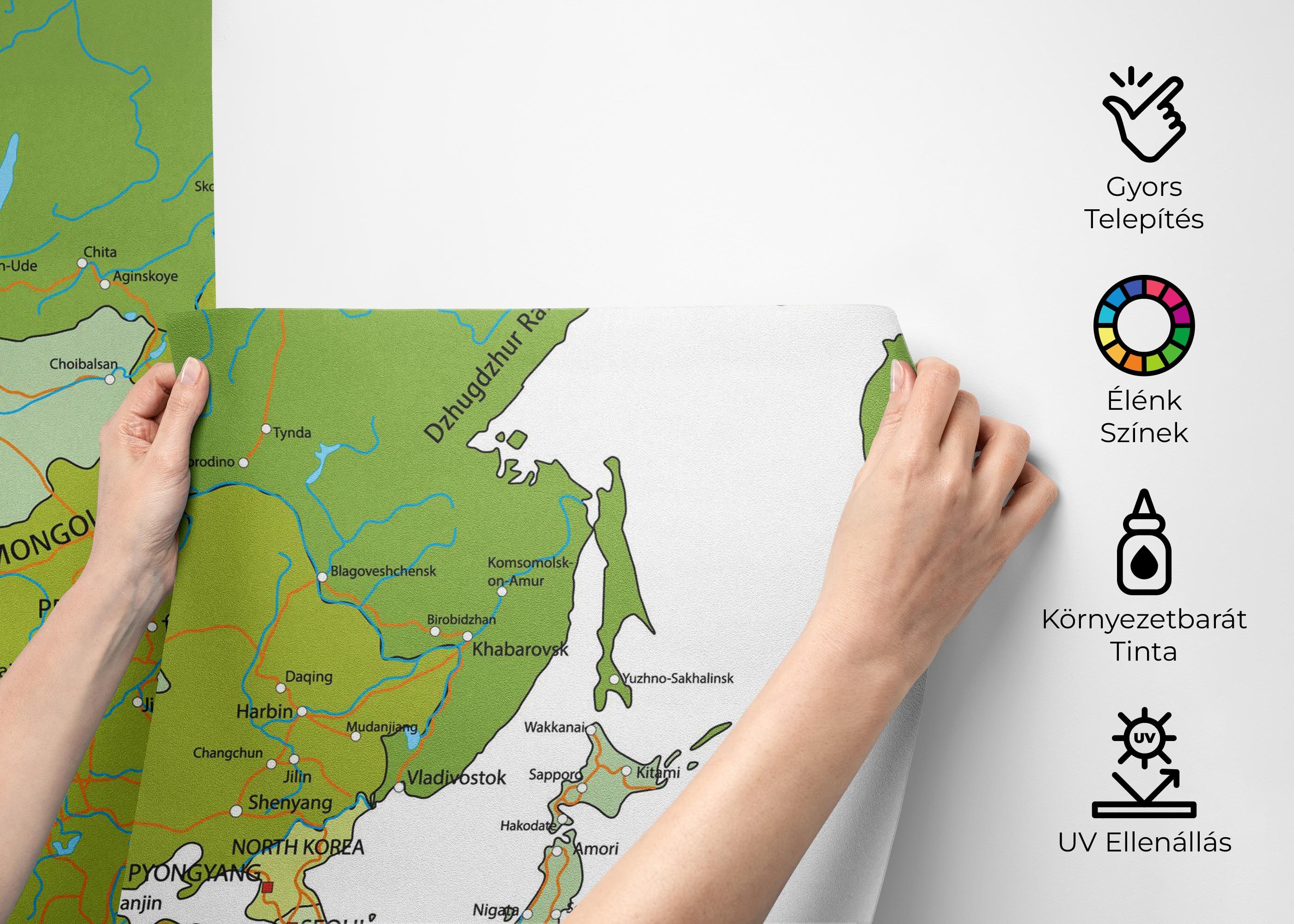 Green Asia Map mockup 2