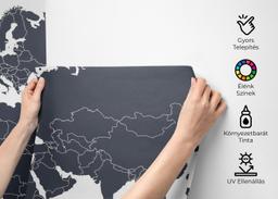 Grey World Map mockup 2