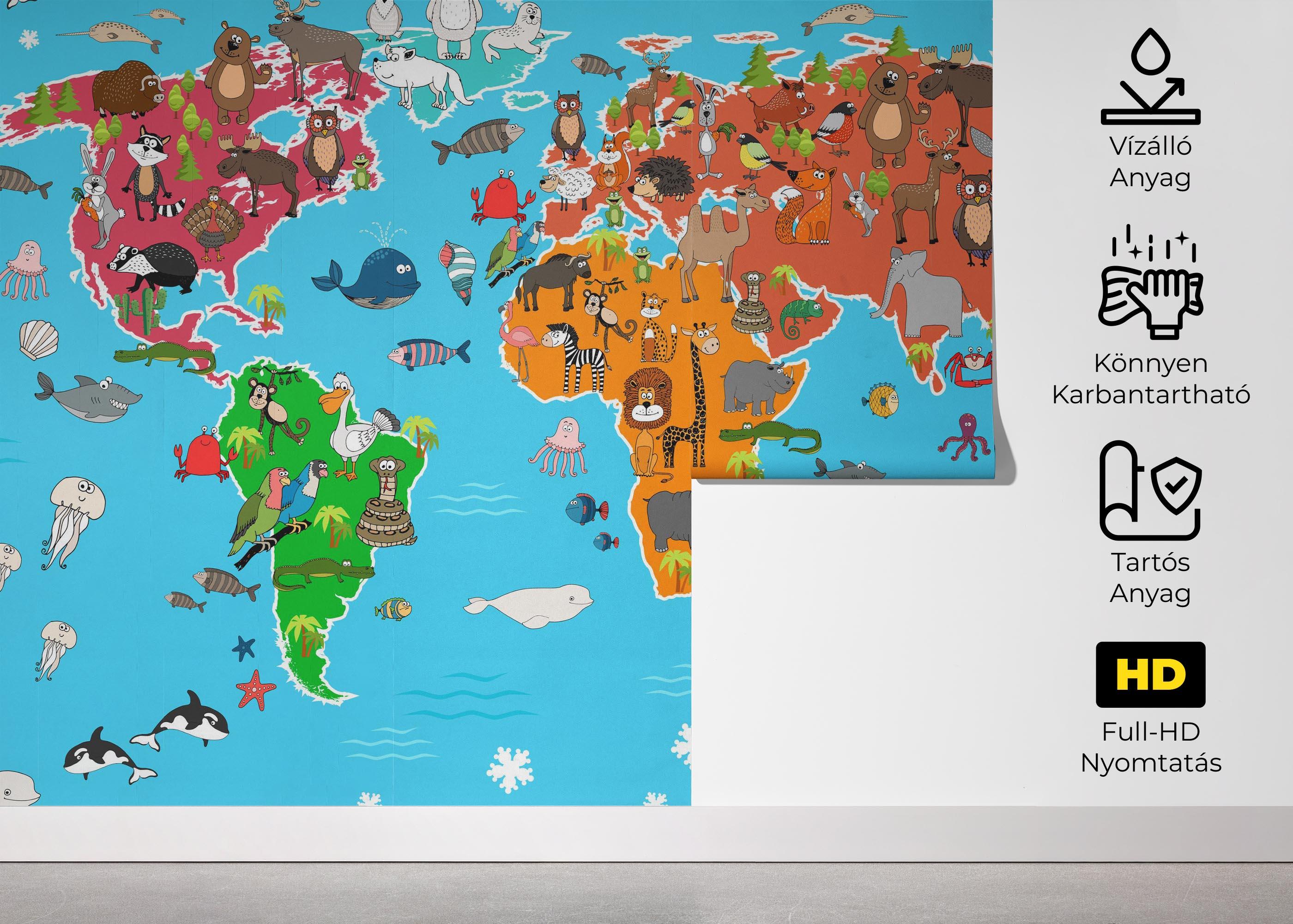 Fotótapéta Animals Full World mockup 5