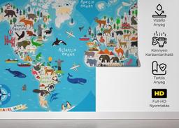 World Map Animals mockup 5