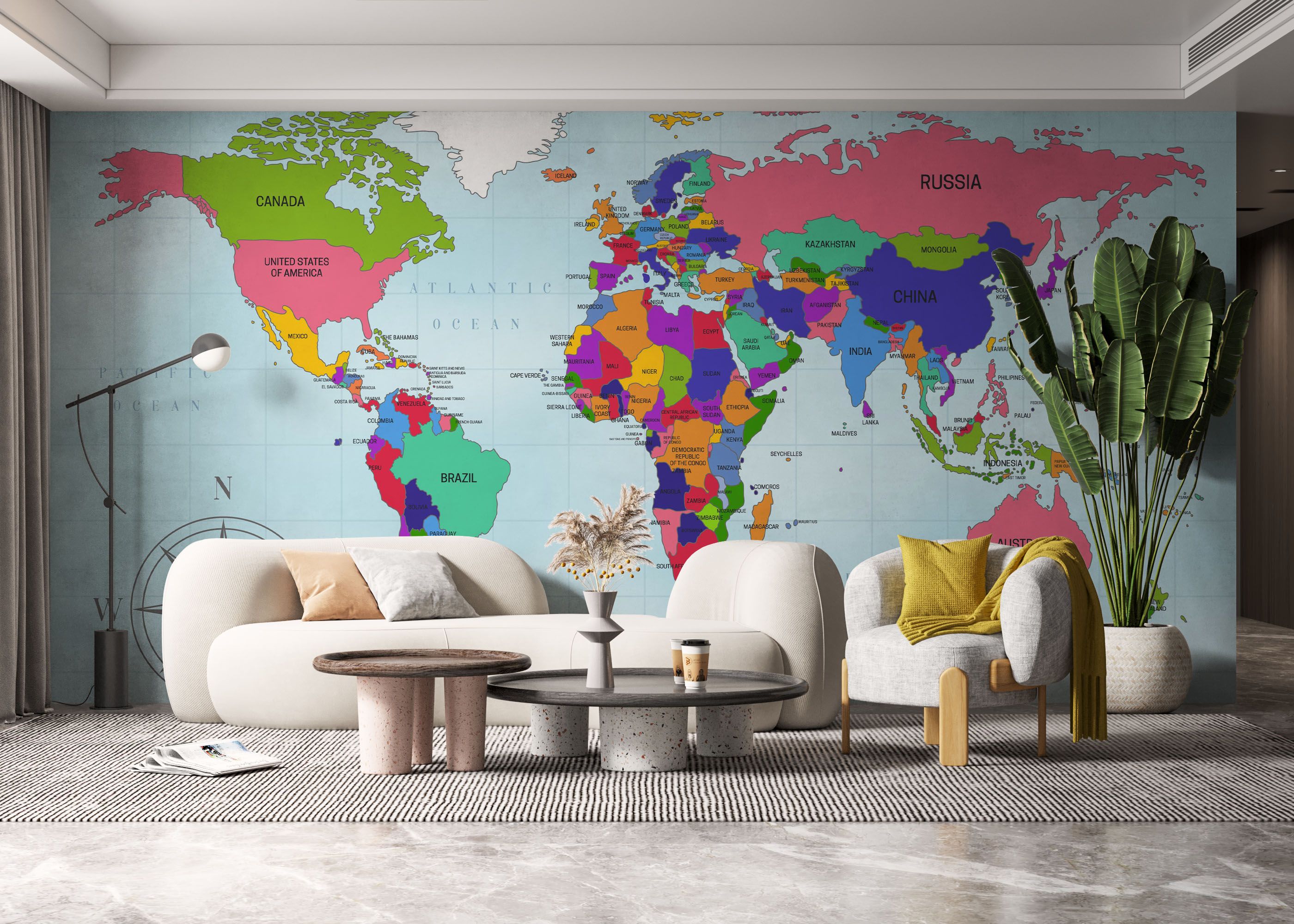 Big World Map mockup 6
