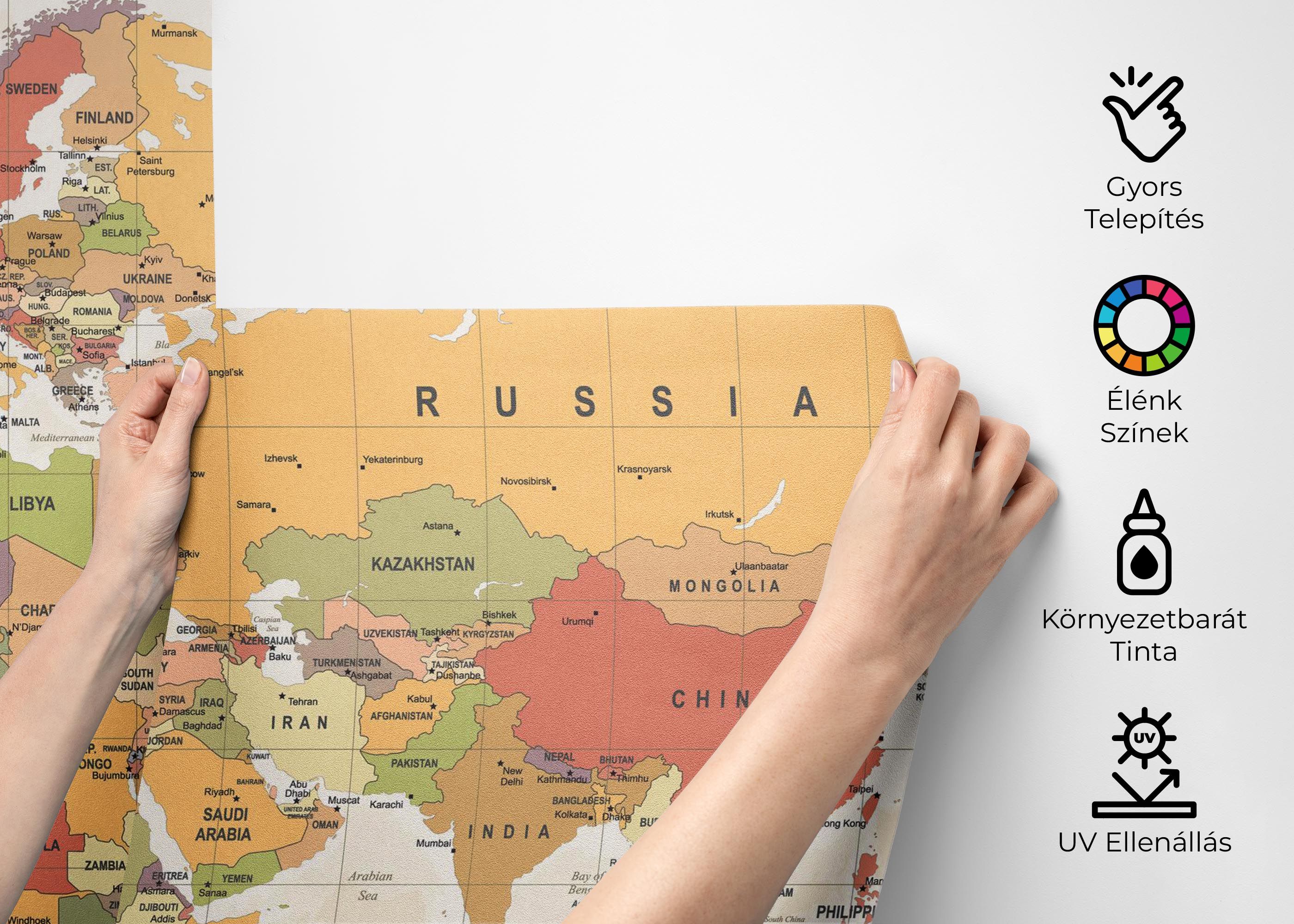 Colorful Old Map mockup 2