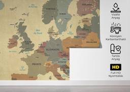 Europe Vintage Map mockup 5