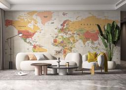 Colorful Old Map mockup 6