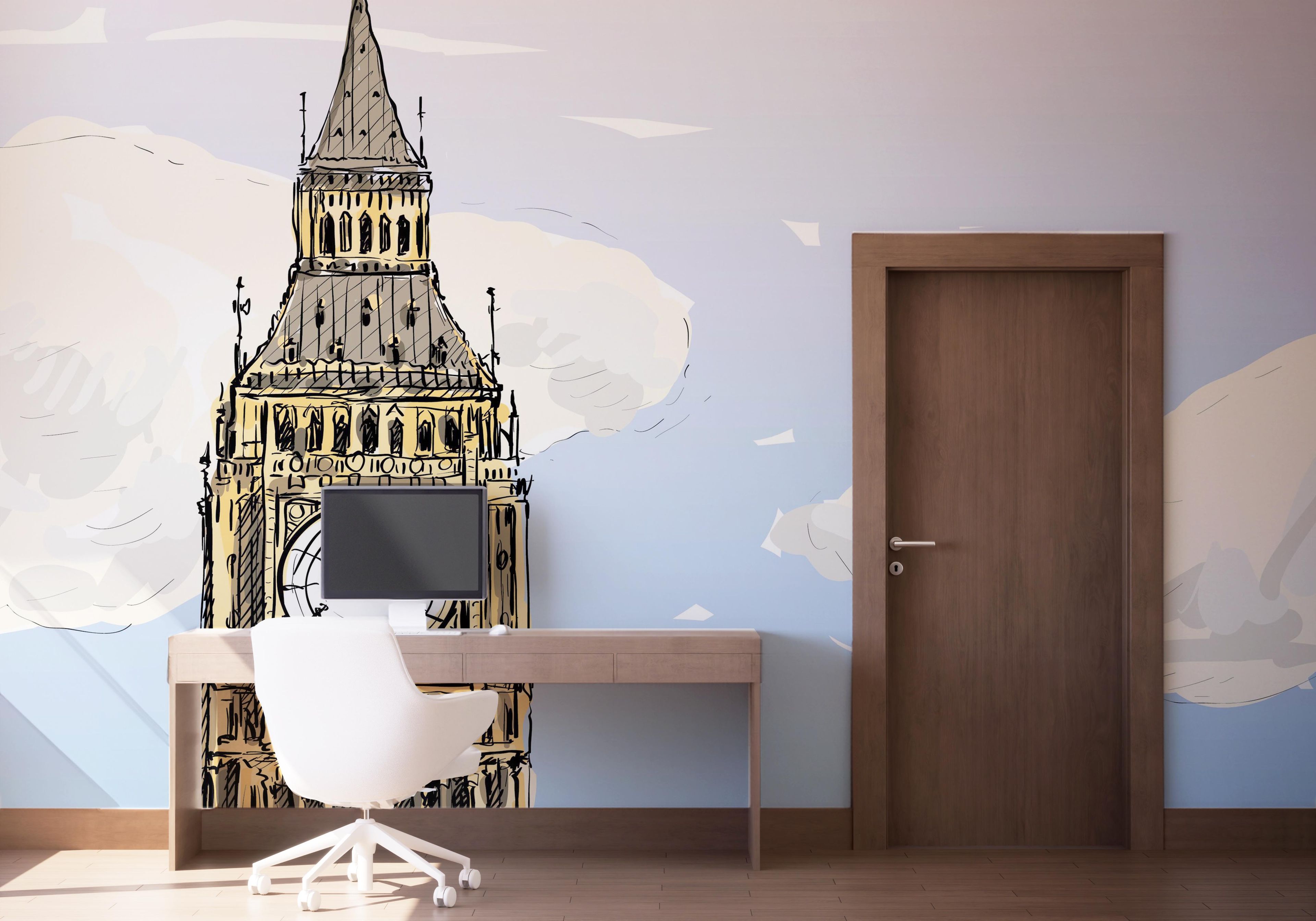 London Clock Sketch mockup 1