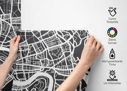 London Grey Map mockup 2