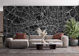 Black White Map mockup 4